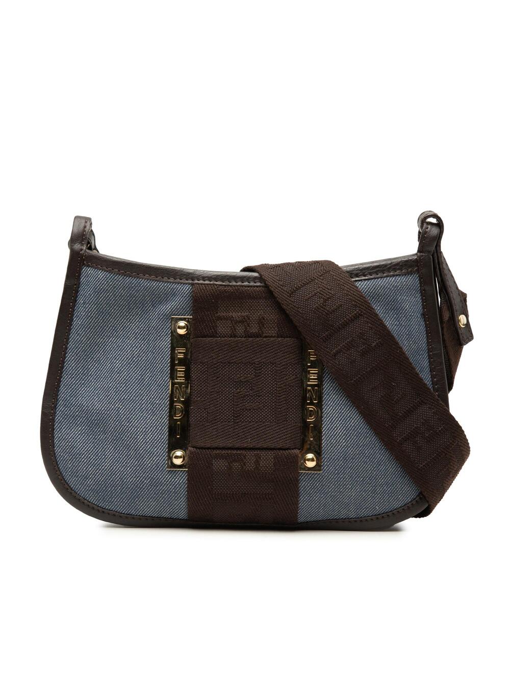 Fendi Baguette Shoulder Bag Denim #327111F94B